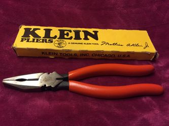 *New Old Stock* KLEIN TOOLS 8" Universal Combination Pliers. Made in USA!