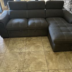 Sectional Sofa Sleeper With Storage Chaise