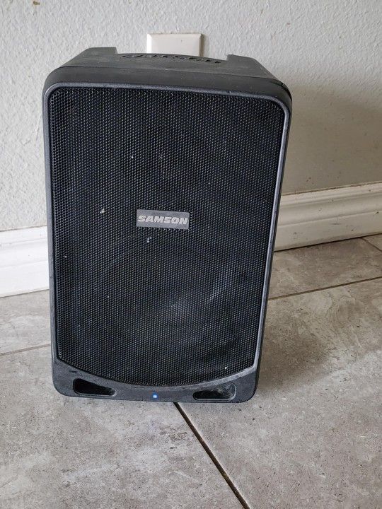 Samson Mini PA Bluetooth Speaker 100 Watts. 3 Inputs Plus Bluetooth Channel
