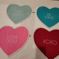 Valentines Sweetheart  Conversation Large Table Placemats