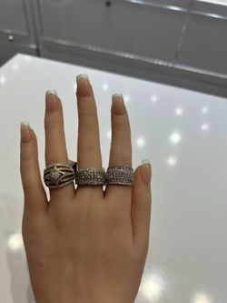 14K Natural Diamond Anniversary Bands 