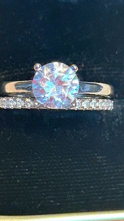 925 Sterling Silver Two-Piece Ring Set