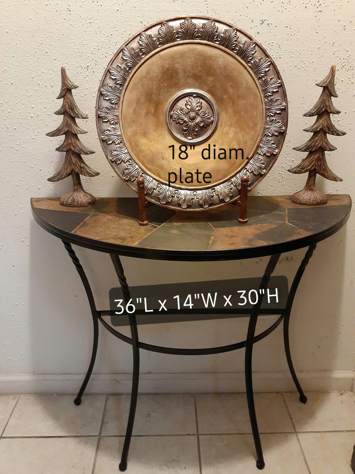 Only stone plate for decor for $40