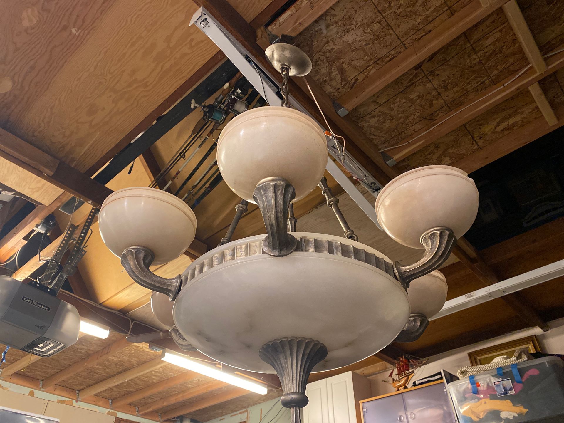 Alabaster chandelier