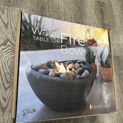 Indoor outdoor fire bowl $45 new in box 