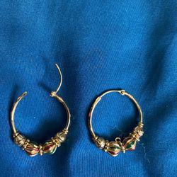 22 Krt  Pure Yellow Gold Year Rings From. India.