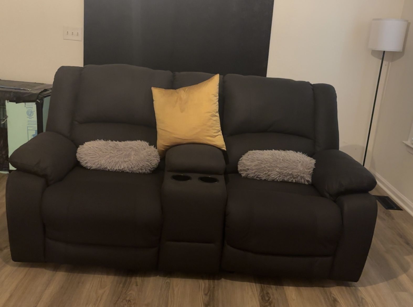 Reclining Couch and Loveseat
