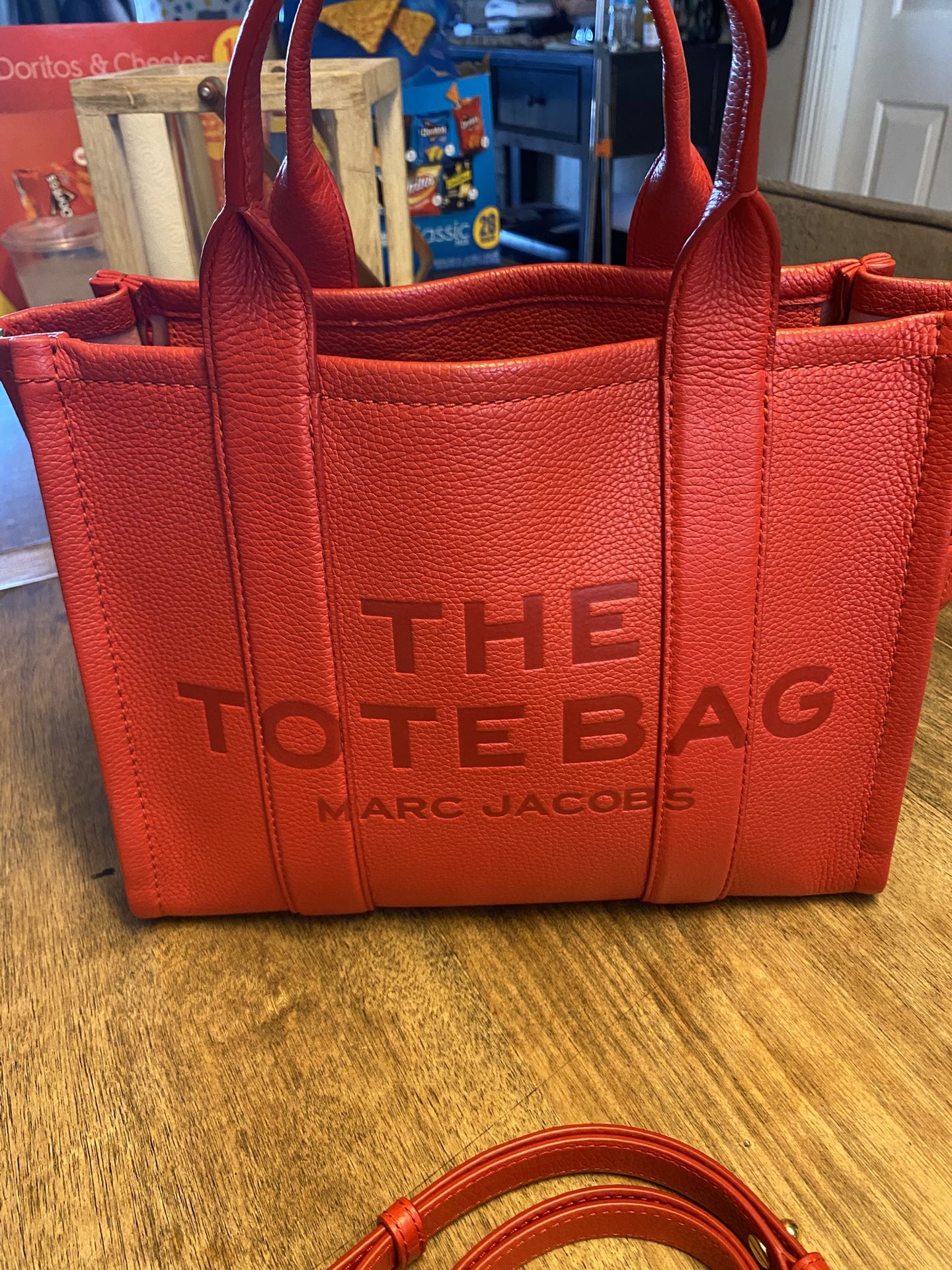 Marc Jacobs Medium Leather Tote Bag
