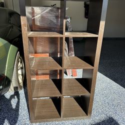 Wooden Cube Shelf Storage 