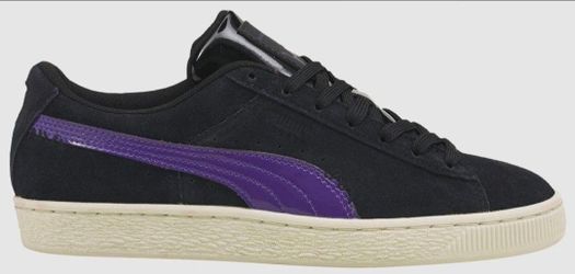 New Womens Puma Suede Classic Woman Catwoman Black Heliotrope Batman Shoes Size 7.5 Zapatos De Mujer Tamanio 7 1/2