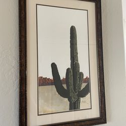 Cactus Print - Signed Art 