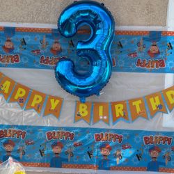 Blippi Party Decoration 
