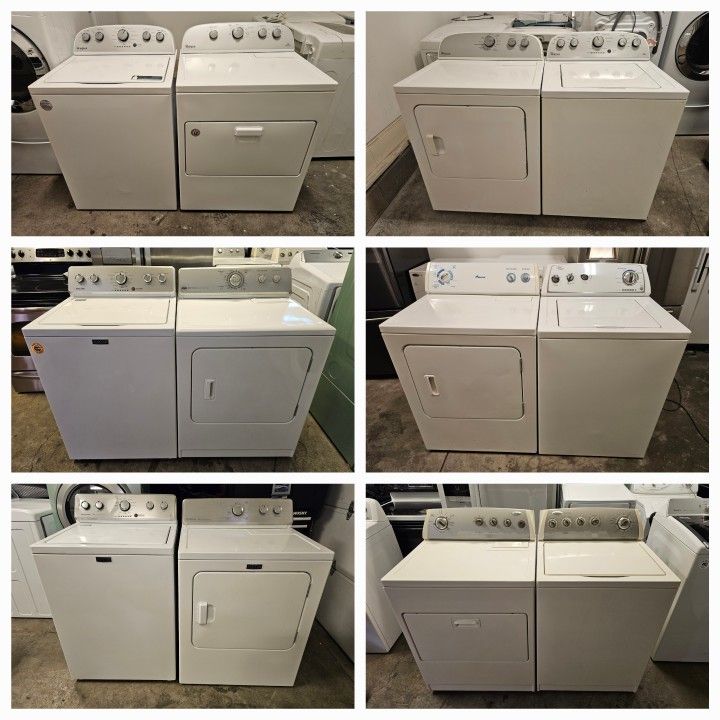 Washers and Dryers Starting $160 And Up