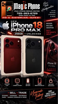 18 promax 256gb unlocked