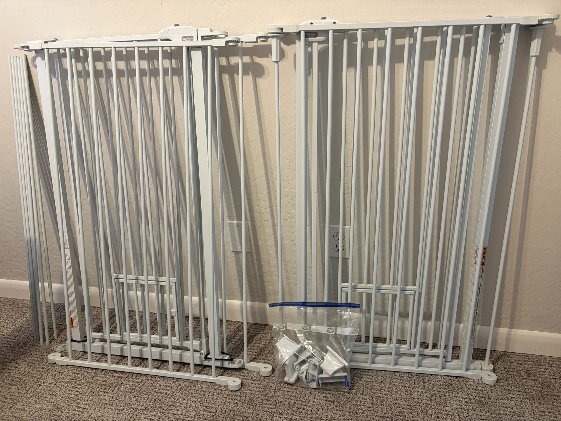 (2) Extra Tall Pet Gates