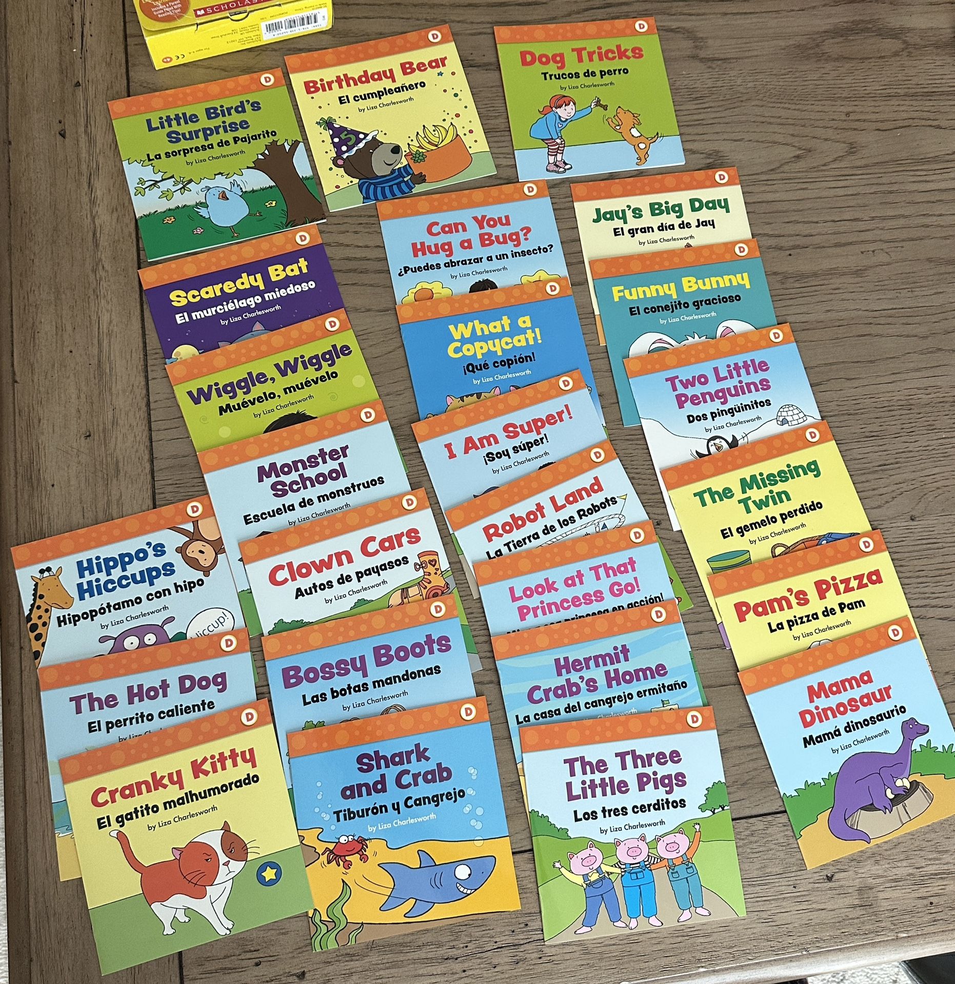 First Little Readers Level D Bilingual Books