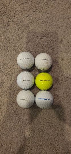 6 Taylormade TP5x Golf Balls