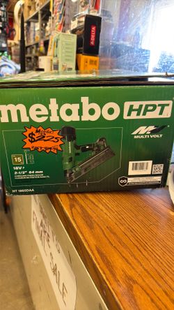 Metabo  15GA  2-1/2 cordless finish nailer battery and charger included
