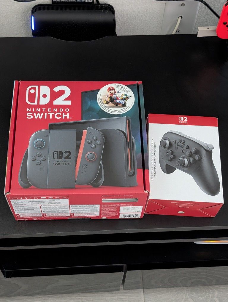 ✨✨Nintendo Switch 2 Mario Kart World Bundle + Pro Controller✨✨
