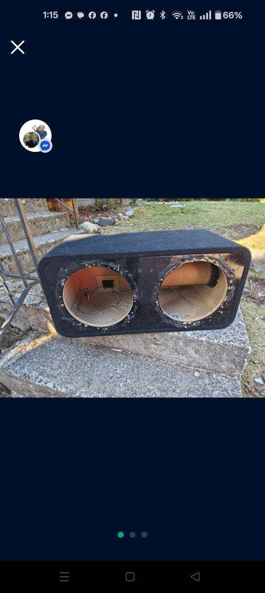 Ported Sub Box For Dual 12s
