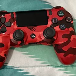 Authentic Sony PlayStation 4 Controller Red Camo PS4 Refurbished