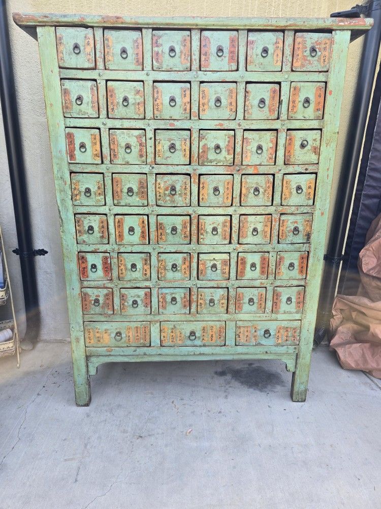 Antique Apothecary cabinet vintage cabinet