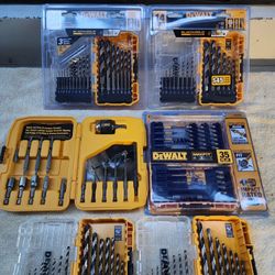 6 Dewalt Drill Bit Sets "$75 For All 6" Mostly Everything Is New "Flamingo And Pecos Area "