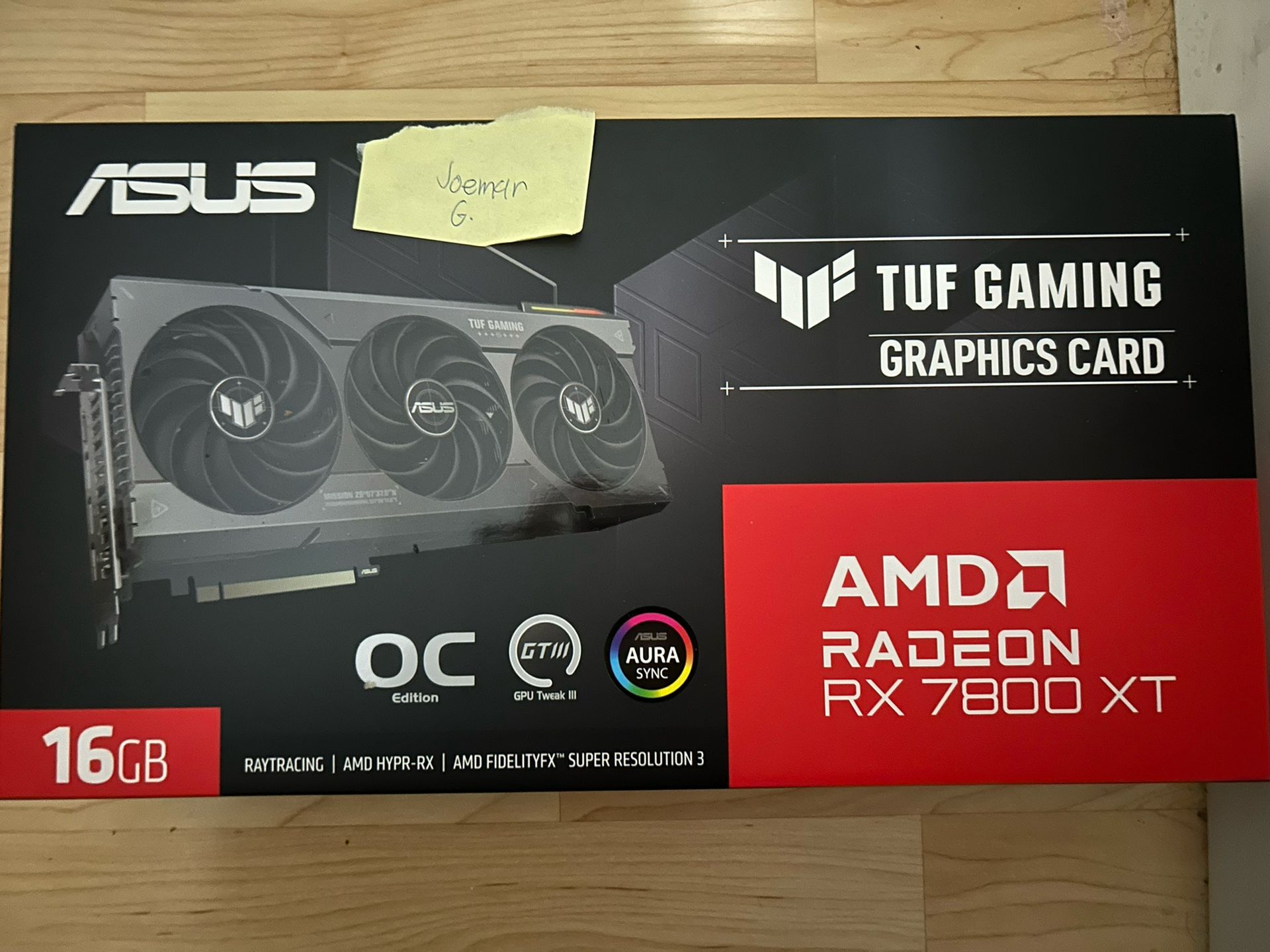 Asus TUF RX 7800XT 16GB Graphics Card