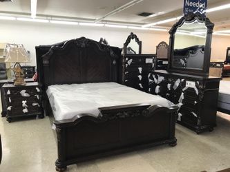 BEDROOM QUEEN SET TORRE FUERTE FURNITURE {contact info removed}