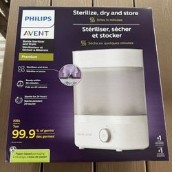 Brand New Philips Avent Baby Bottle Sterilizer and Dryer Premium