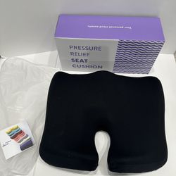Pressure Relief Seat Cushion Tailbone, Coccyx, Sciatica/ New