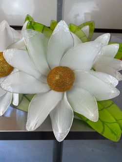 Large decorative flowers