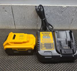 DEWALT battery and charger