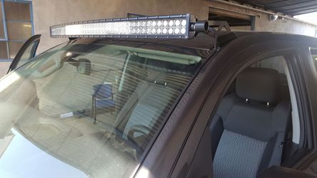 Led light bars curved and straight bar brackets and wire harness