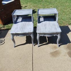 Antique End Tables Or Could Be Used For Nightstands