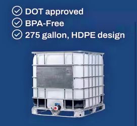 New 275 gal. Intermediate Bulk Container IBC Tank