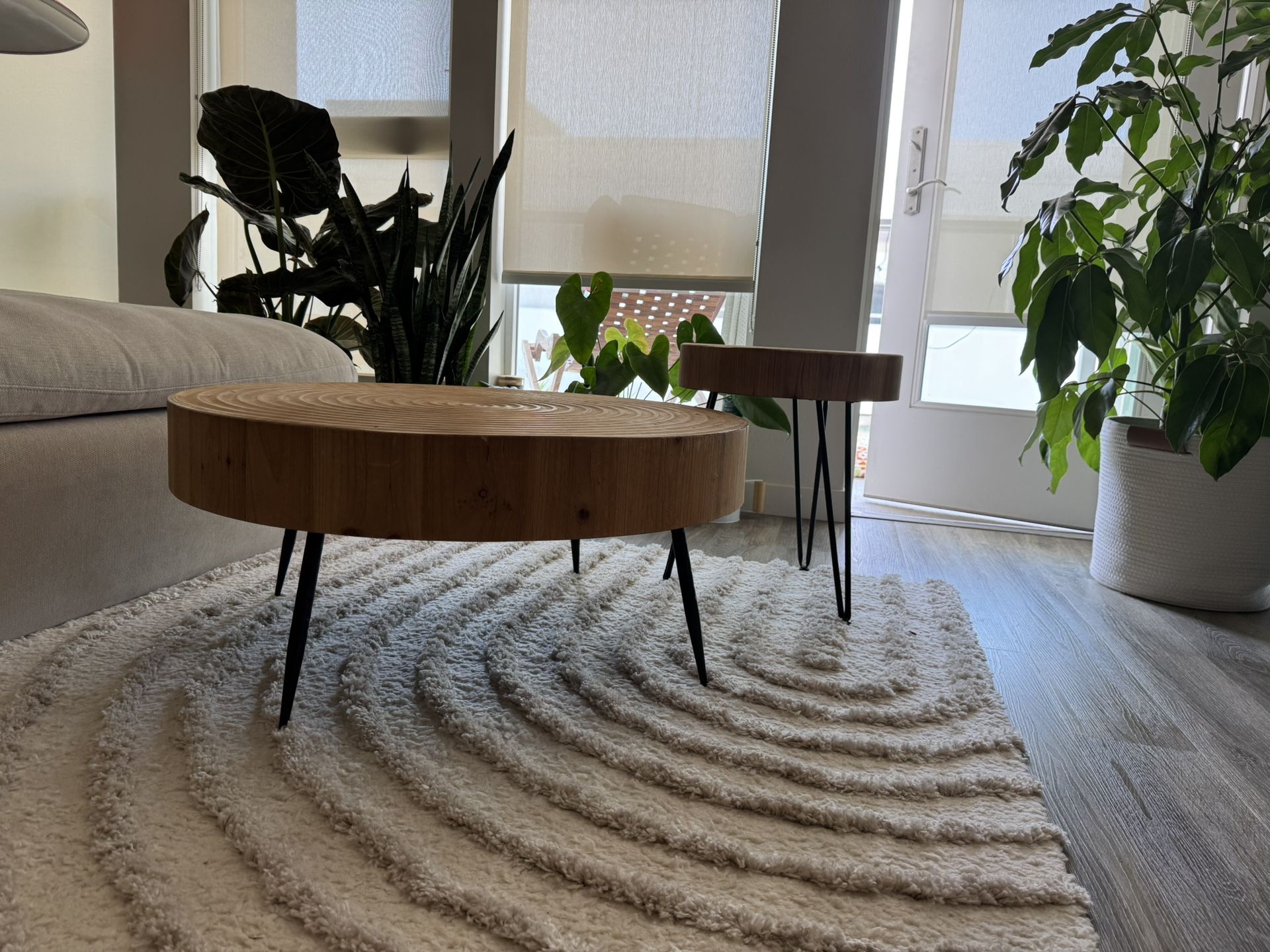 Wooden Coffee Table Set