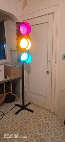 Decorative Traffic Light Floor Lamp