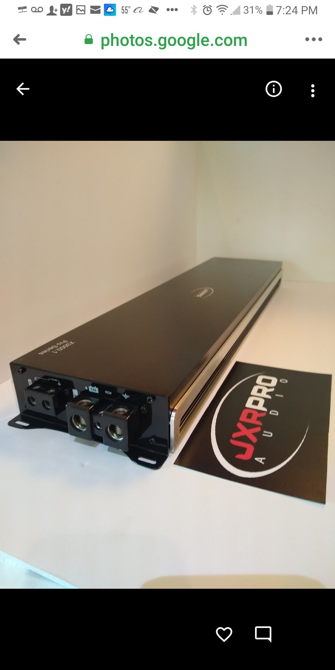 Brand new JXR Pro Audio 3000.1 sub amp