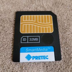 Pretec Smart Media Memory Card 32MB.

