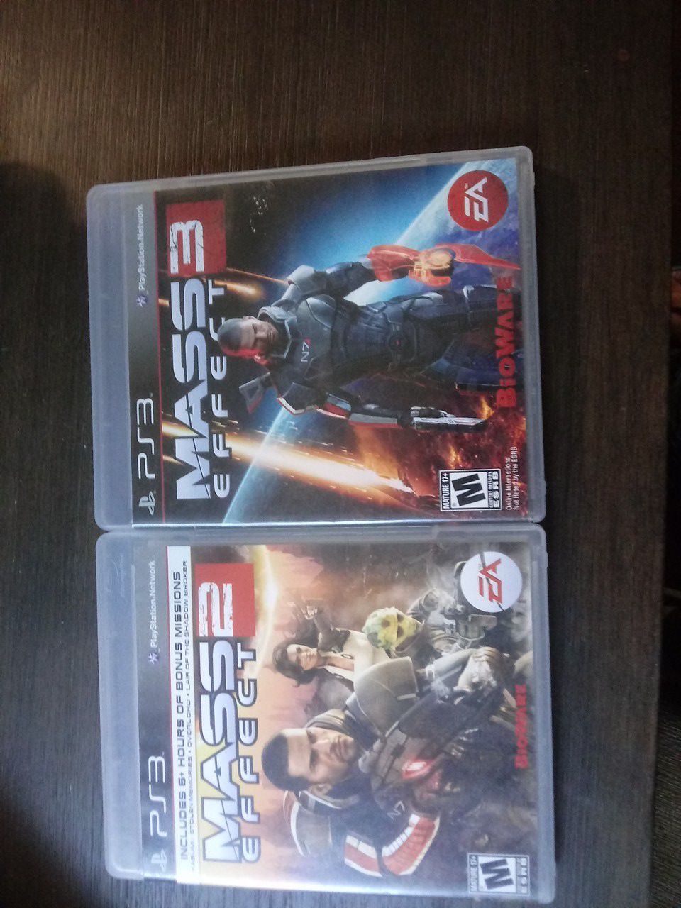Mass effect 2 and 3 games for ps3