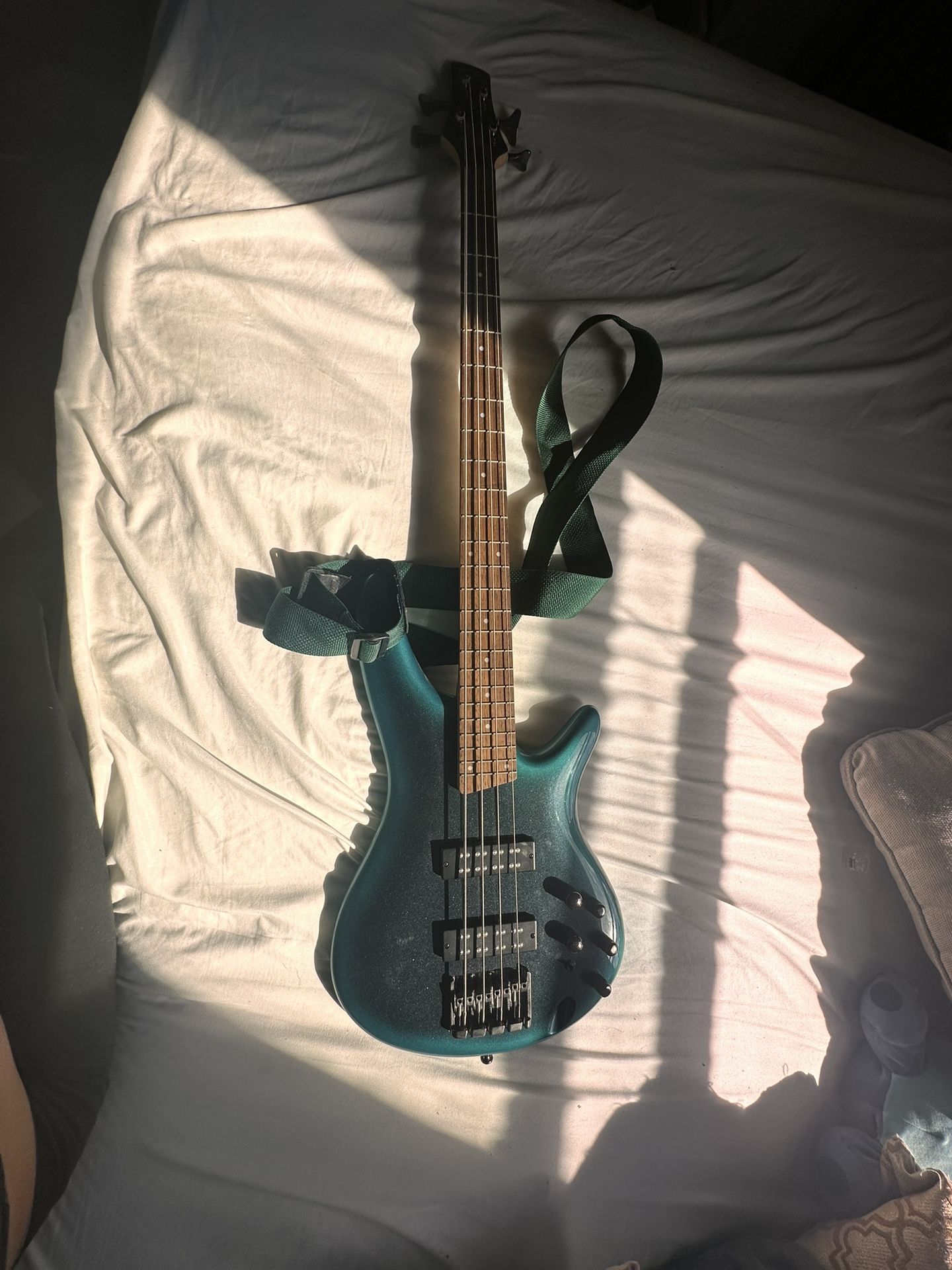 rarely used bass guitar 