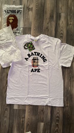 White Bape shirt size Medium