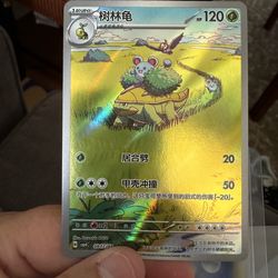 Holographic Grotle Pokemon Card