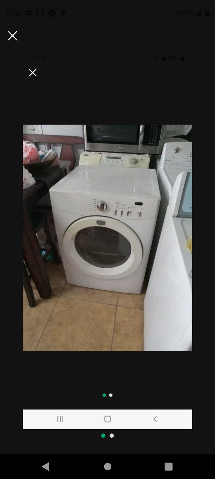 Frigidaire Gas Dryer