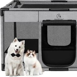 🐾 Large Reinforced Pet Playpen – 39" x 24" x 22" (New, Open Box)