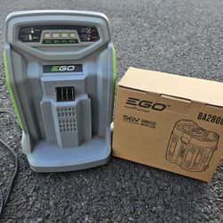 EGO Power+ BA2800T 56-Volt 5.0 Ah Battery plus rapid charger