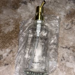 Clear Soap Dispenser 