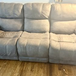 Reclining Sofa Set 3 Seater Couch Recliner