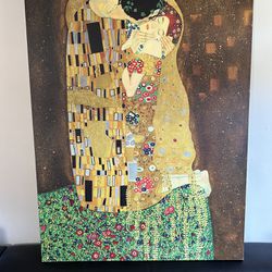 The KISS by Gustav Klimt (36” x 48”)